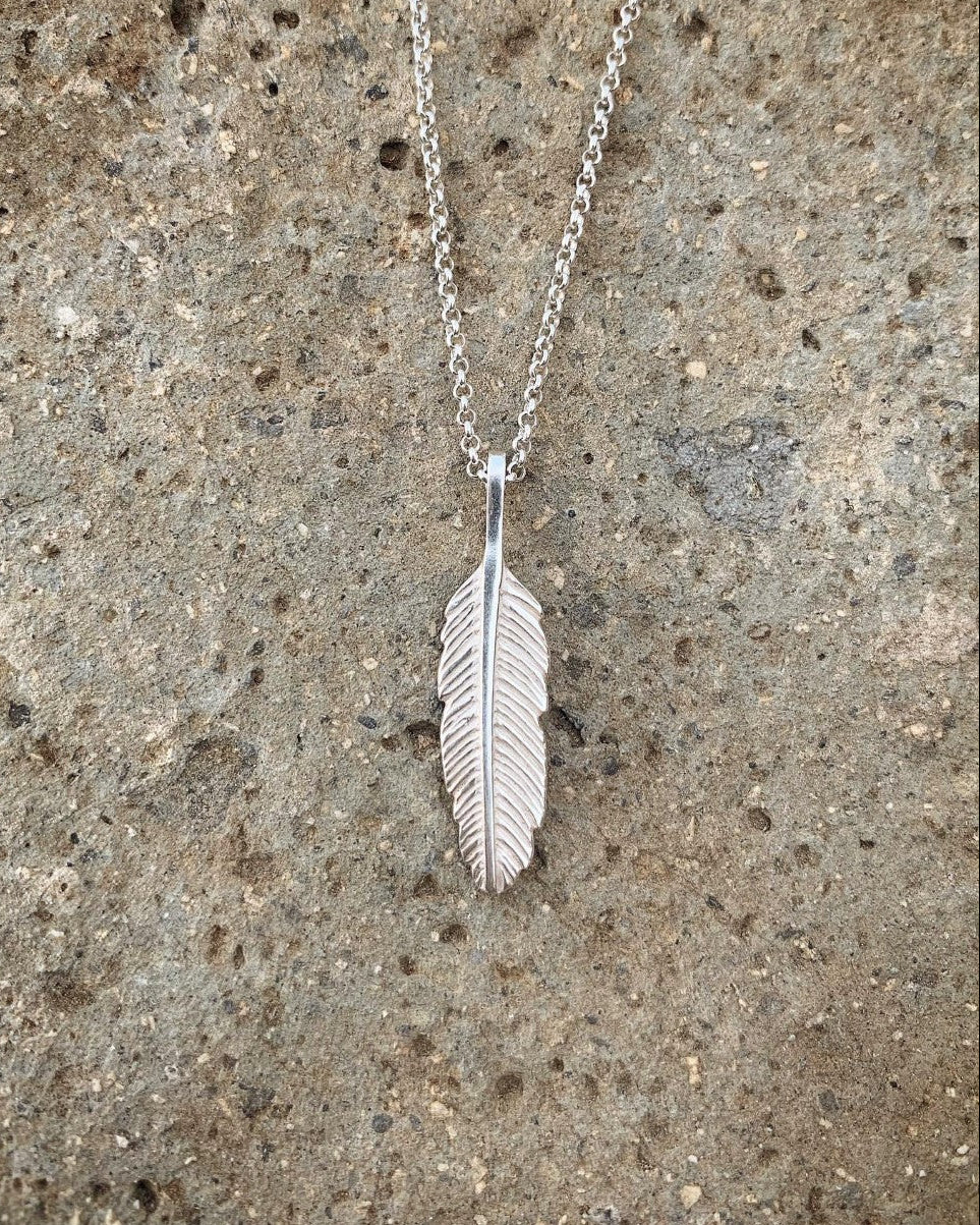 Small Feather Pendant